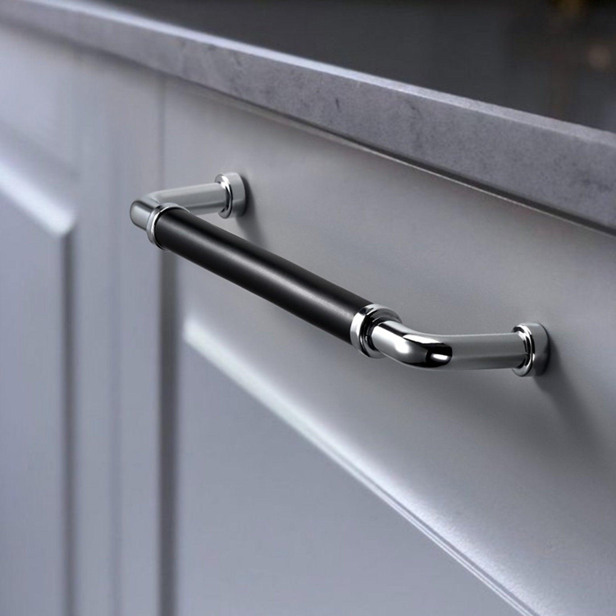 Chrome store kitchen handles