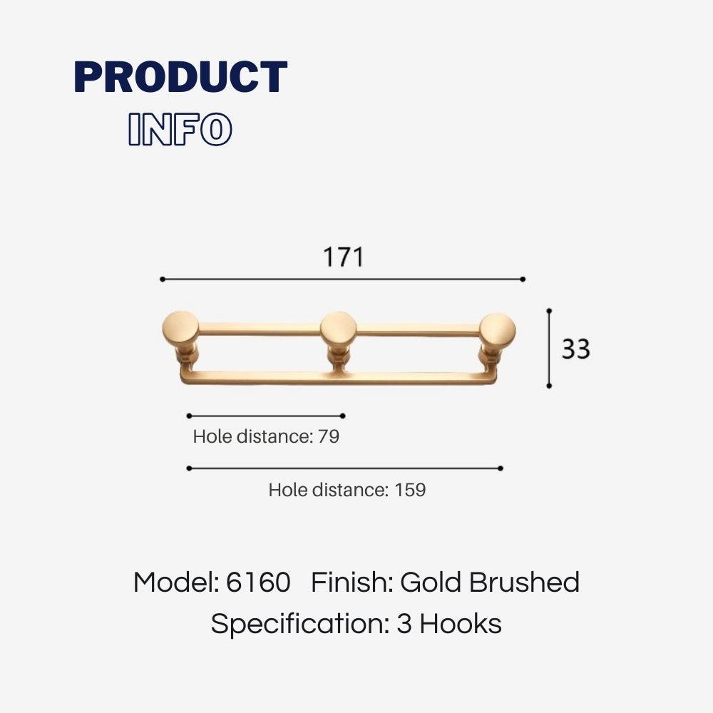 6160-Gold-Brushed-3-Hooks