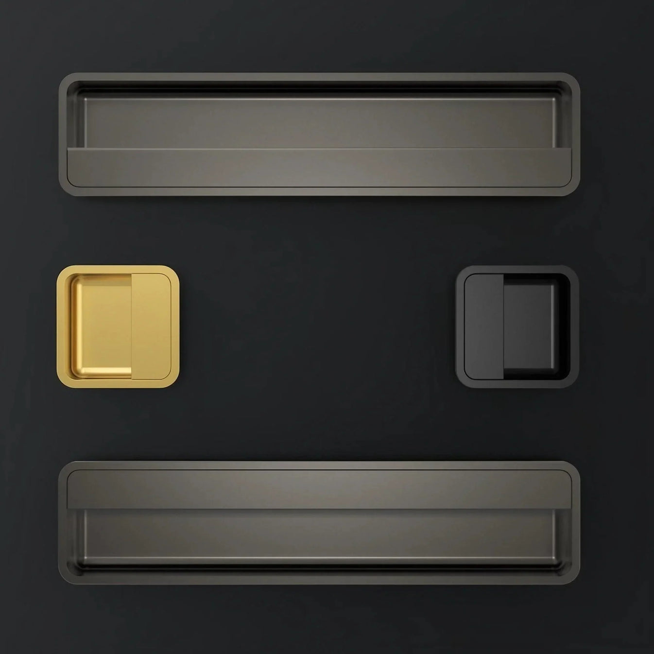 Modern Aesthetics Hidden Drawer Handles Zinc Alloy Pulls KAHO