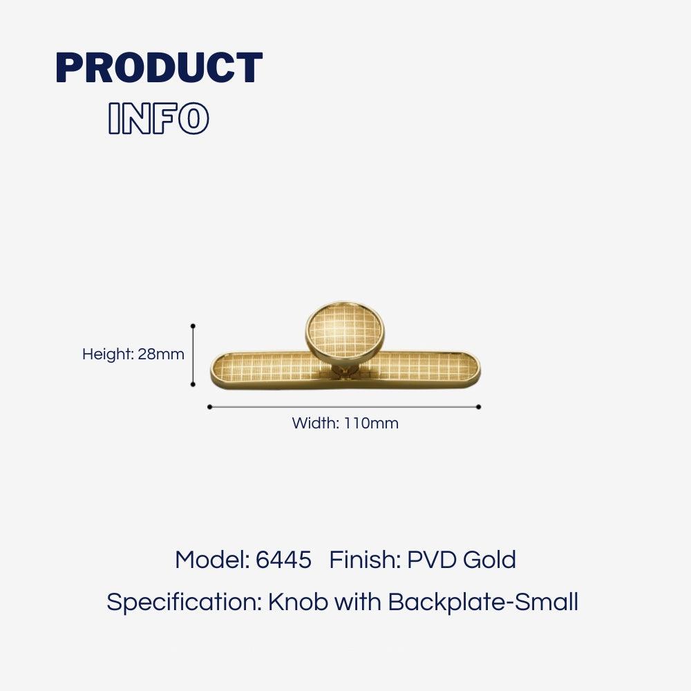 6445-PVD-Gold-Knob-with-Backplate-Small