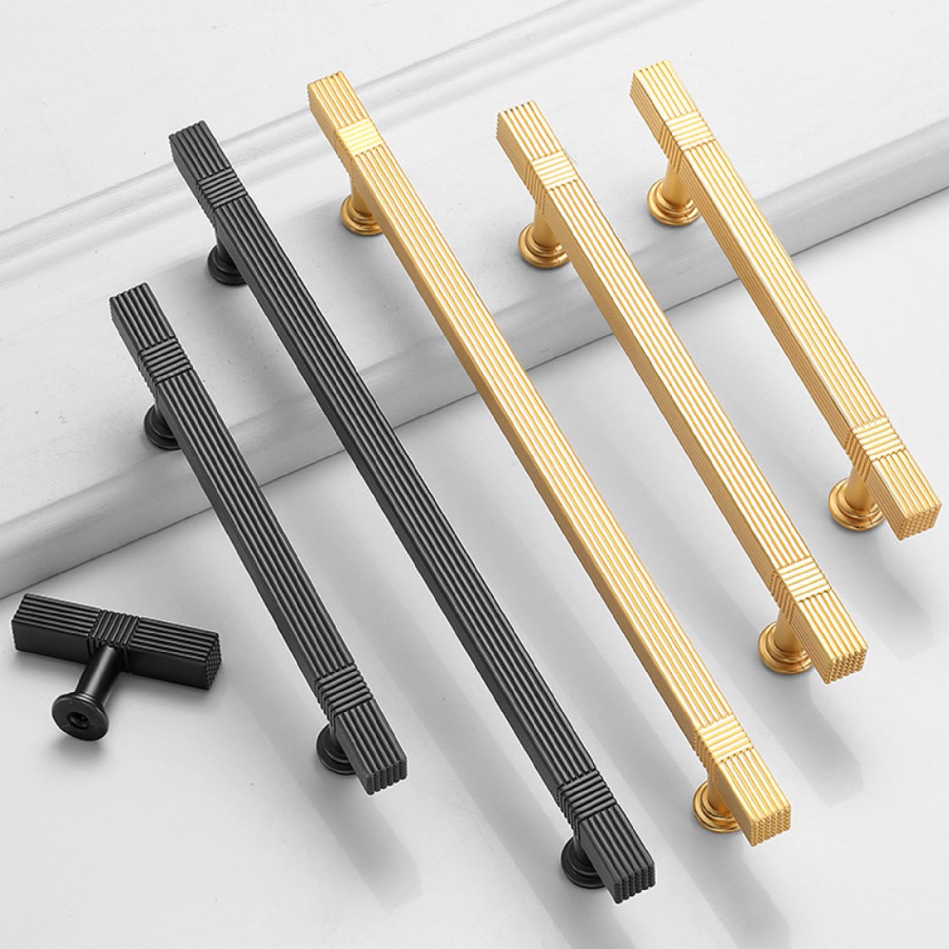 Light Luxury Nickel Finish Cabinet Bar Pulls - Modern Hardware – KAHO  Hardware