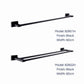 Round Corner Wall Mount Bathroom Towel Bar