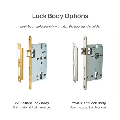 Compatible 7250 and 7255 lock body options for F12-B292